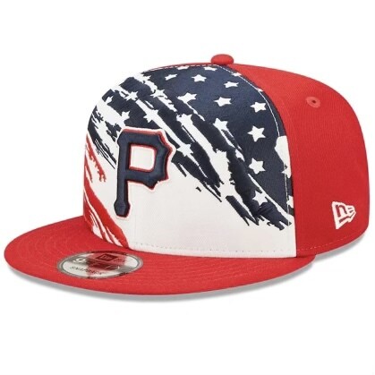 Pittsburgh Pirates Men’s New Era Navy 4th of July 9FIFTY Snapback Adjustable Hat