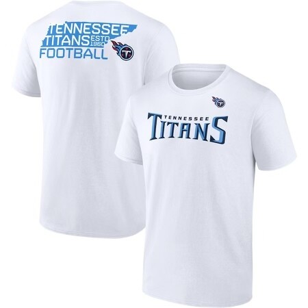 Tennessee Titans Men’s Fanatics Branded White Hot Shot State T-Shirt