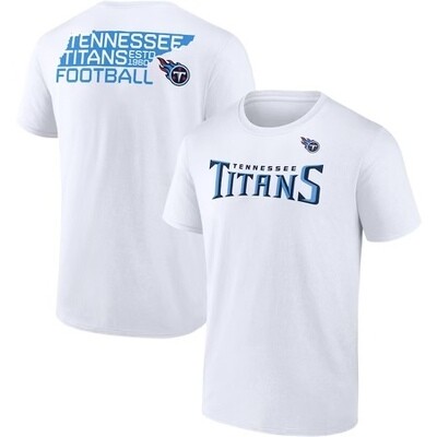 Tennessee Titans Men’s Fanatics Branded White Hot Shot State T-Shirt