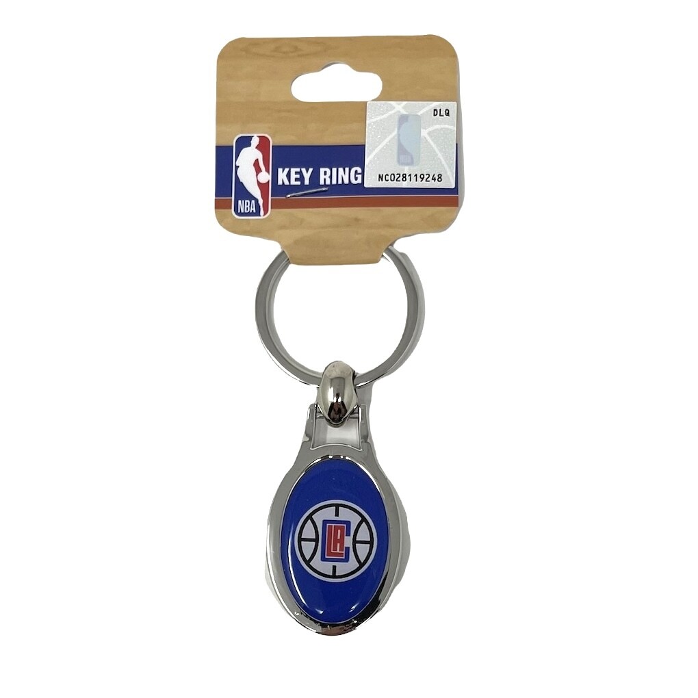Los Angeles Clippers Metal Oval Key Ring