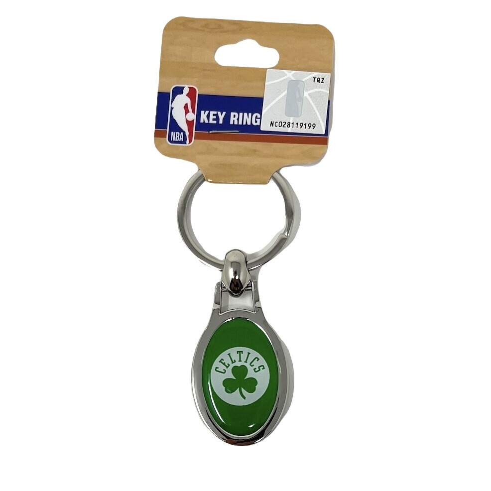 Boston Celtics Metal Oval Key Ring
