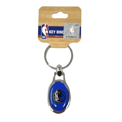 Dallas Mavericks Metal Oval Key Ring