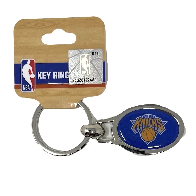 New York Knicks Metal Oval Key Ring