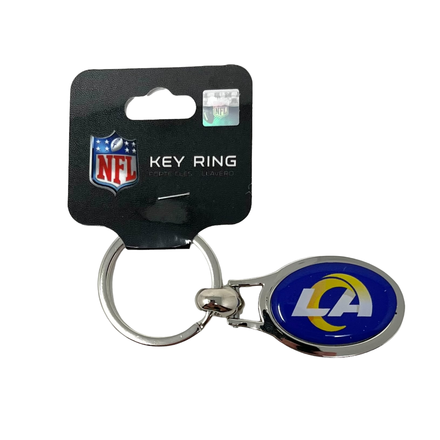 Los Angeles Rams Metal Oval Key Ring