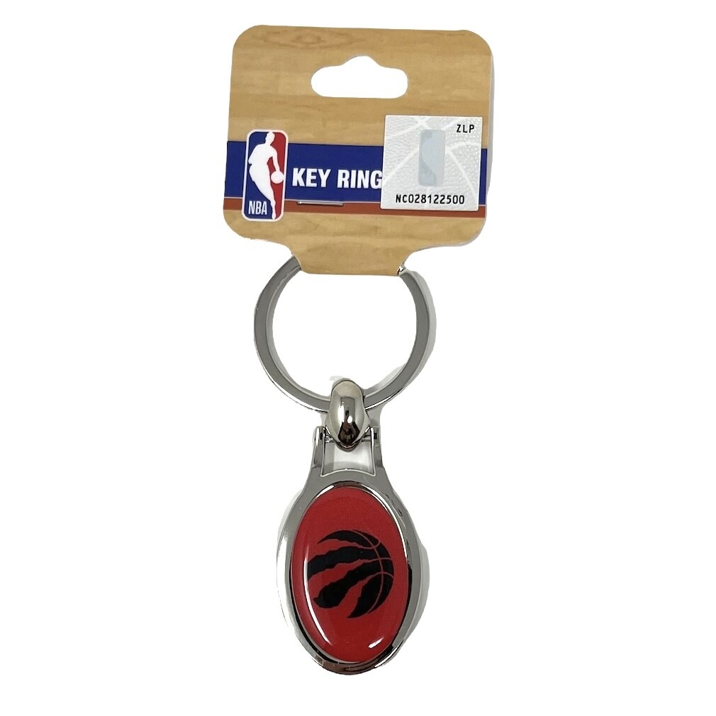 Toronto Raptors Metal Oval Key Ring