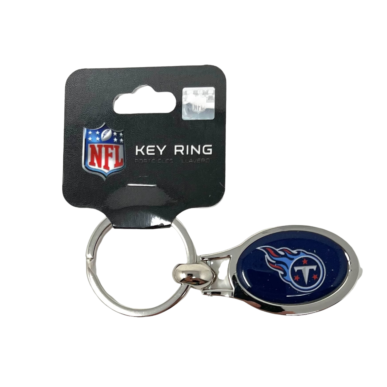 Tennessee Titans Metal Oval Key Ring