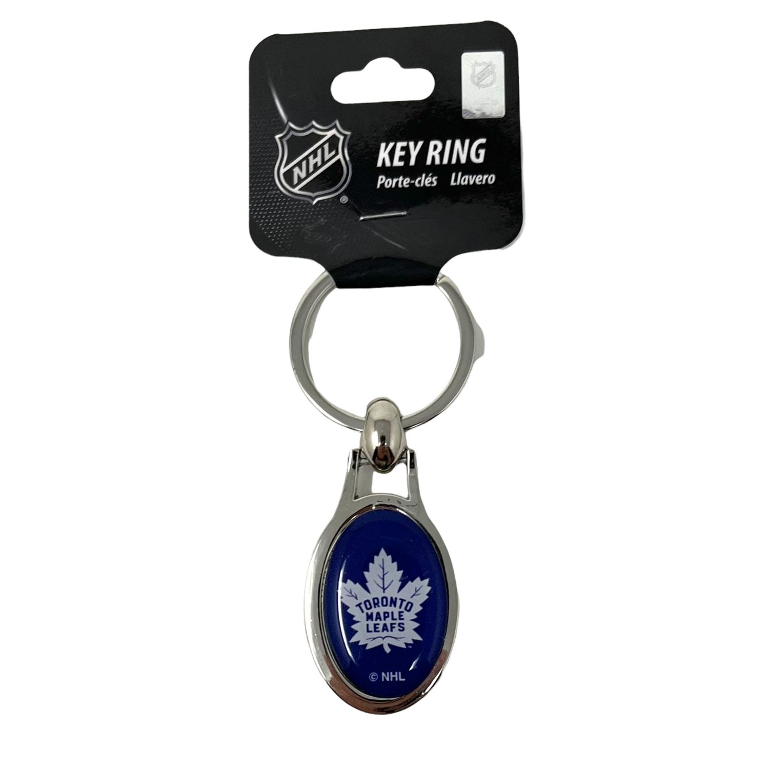 Toronto Maple Leafs Metal Oval Key Ring