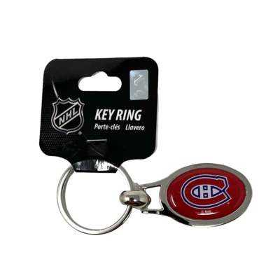 Montreal Canadiens Metal Oval Key Ring Montreal Canadiens Metal Oval Key Ring