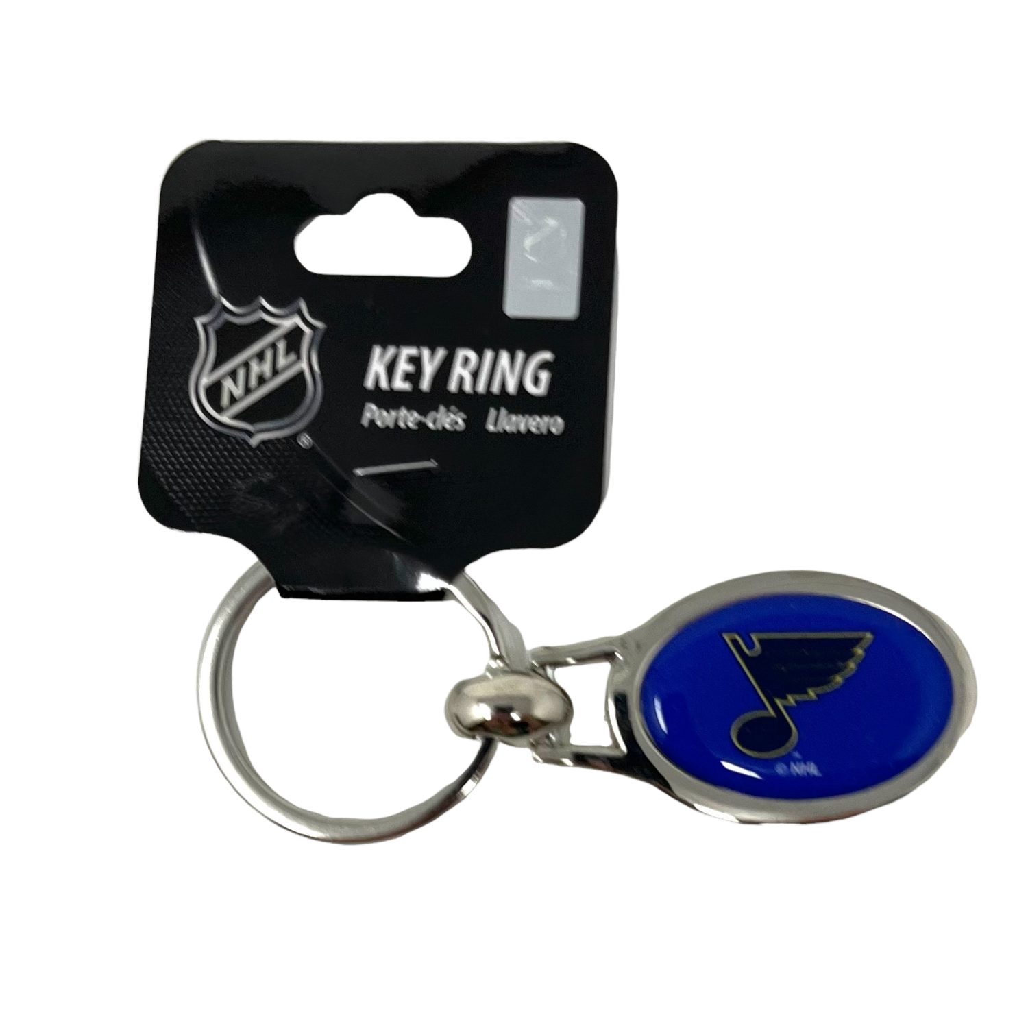 St. Louis Blues Metal Oval Key Ring
