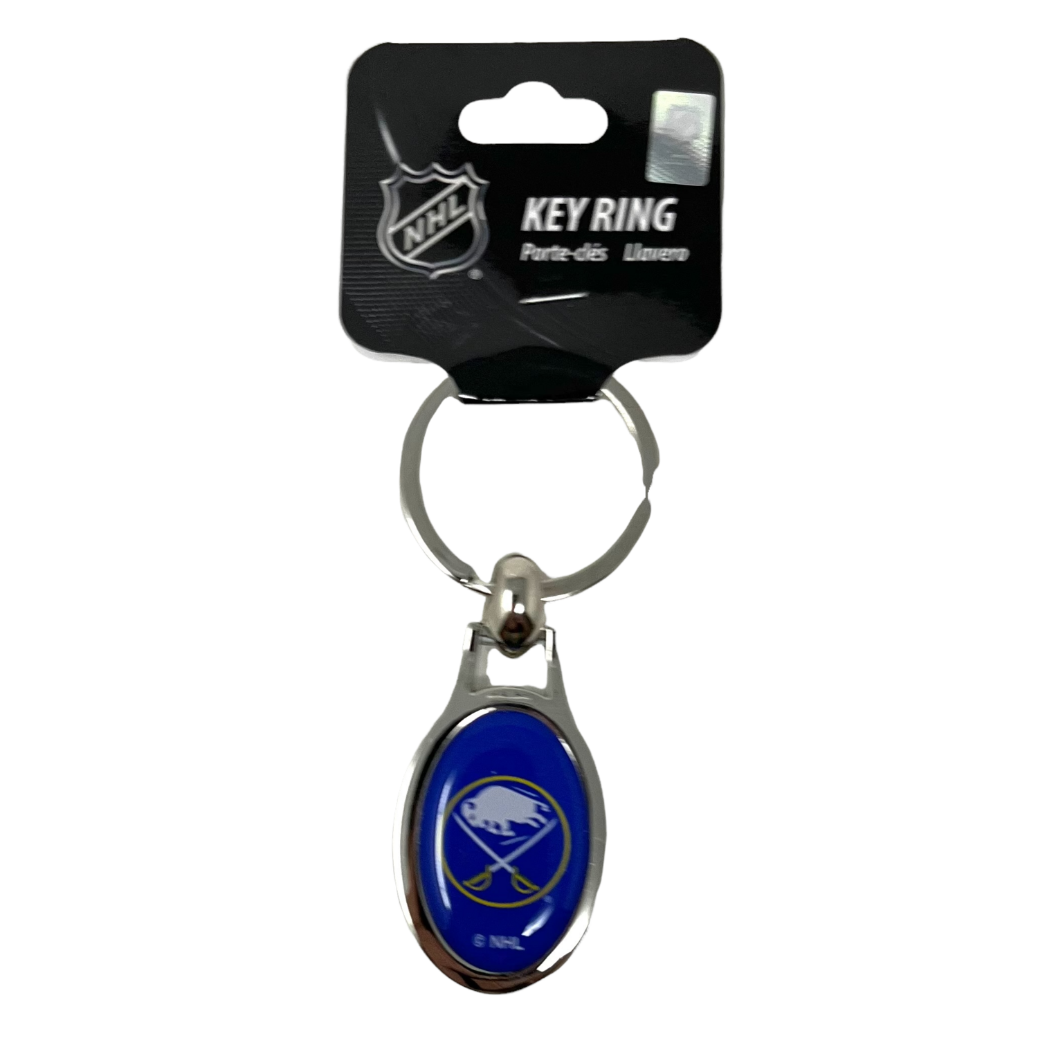 Buffalo Sabres Metal Oval Key Ring
