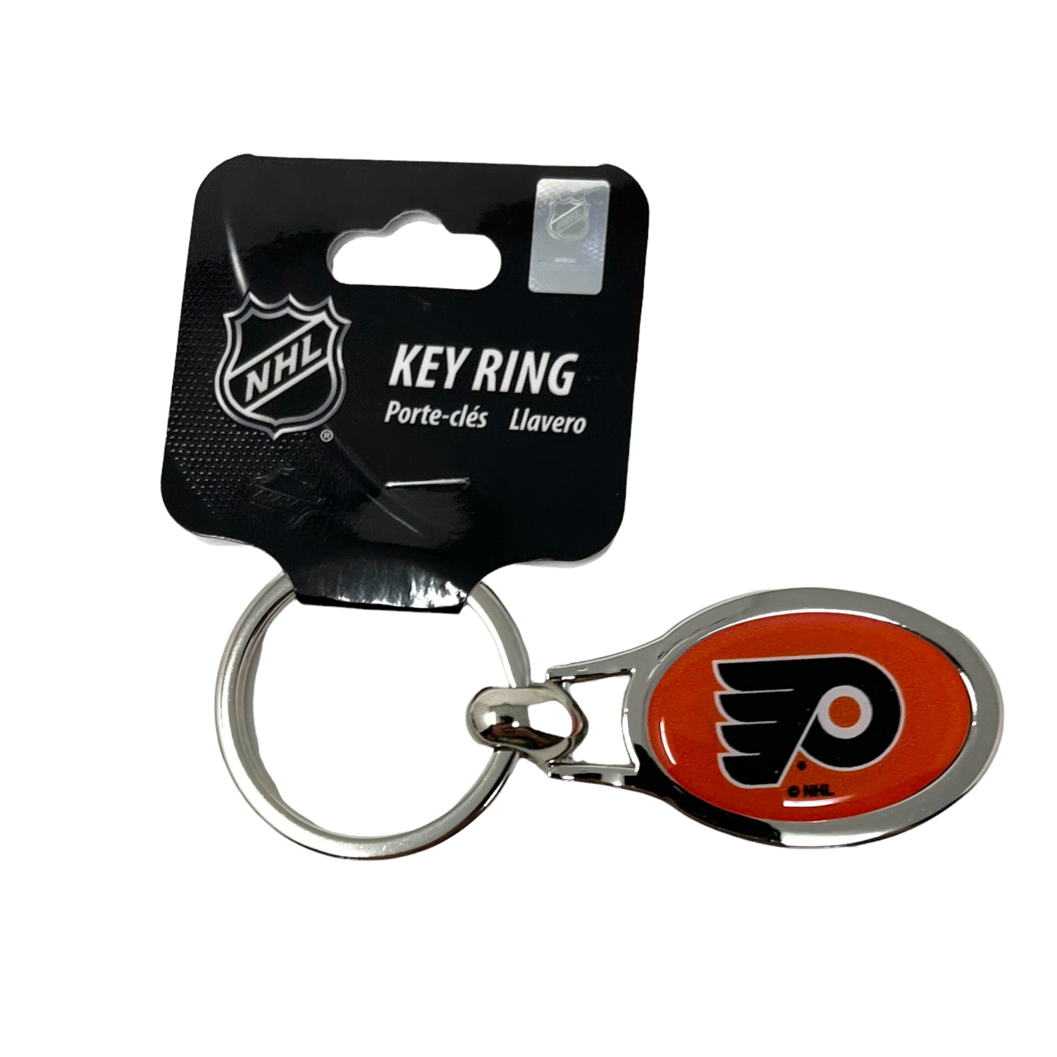 Philadelphia Flyers Metal Oval Key Ring