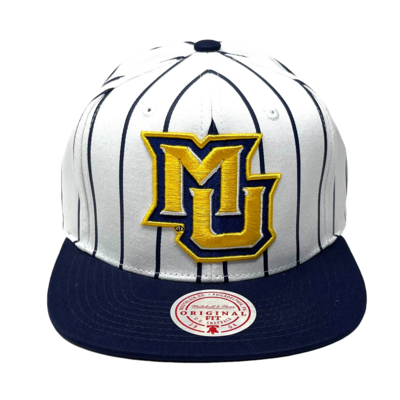 Marquette Golden Eagles Men’s NCAA Retro Pinstripe Mitchell & Ness Snapback Hat