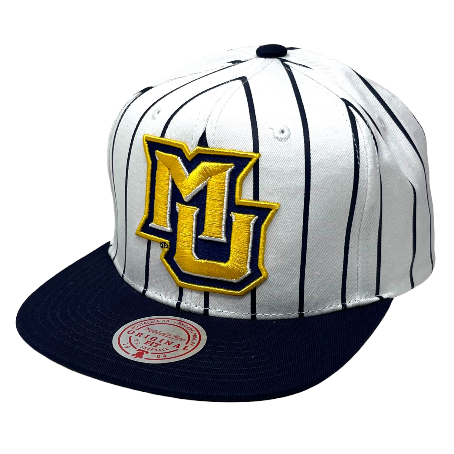 Marquette Golden Eagles Men’s NCAA Retro Pinstripe Mitchell & Ness Snapback Hat