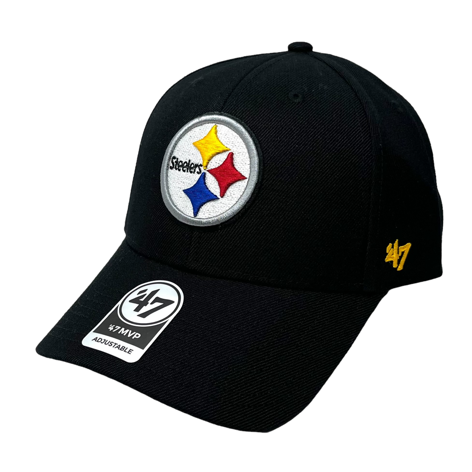 Pittsburgh Steelers Men's 47 Brand MVP Adjustable Hat