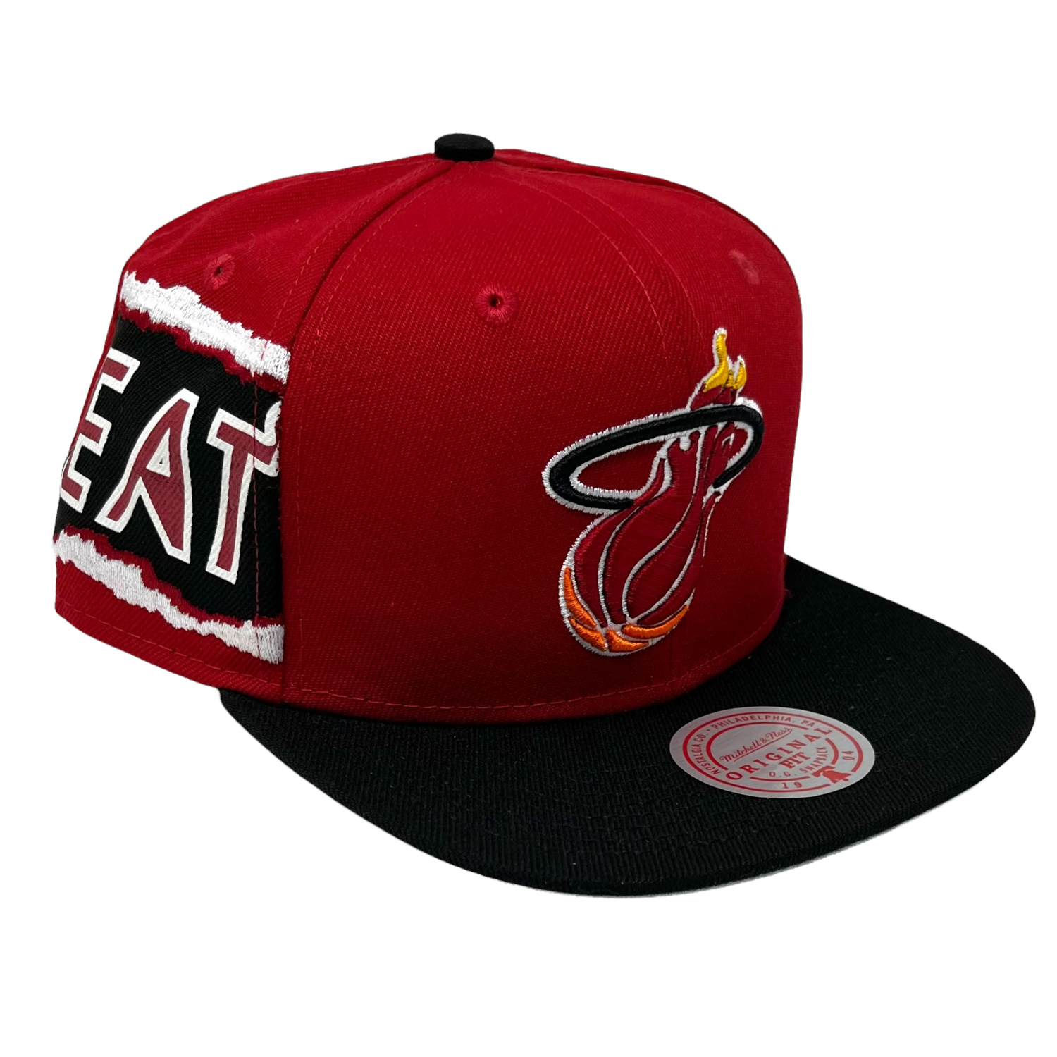 Miami Heat Men’s NBA Jumbotron Mitchell & Ness Snapback Hat