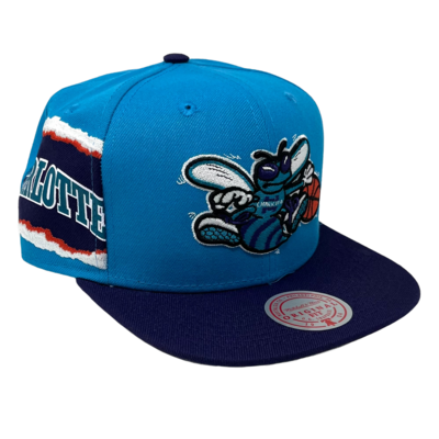 Charlotte Hornets Men’s NBA Jumbotron Mitchell & Ness Snapback Hat Charlotte Hornets Men’s NBA Jumbotron Mitchell & Ness Snapback Hat