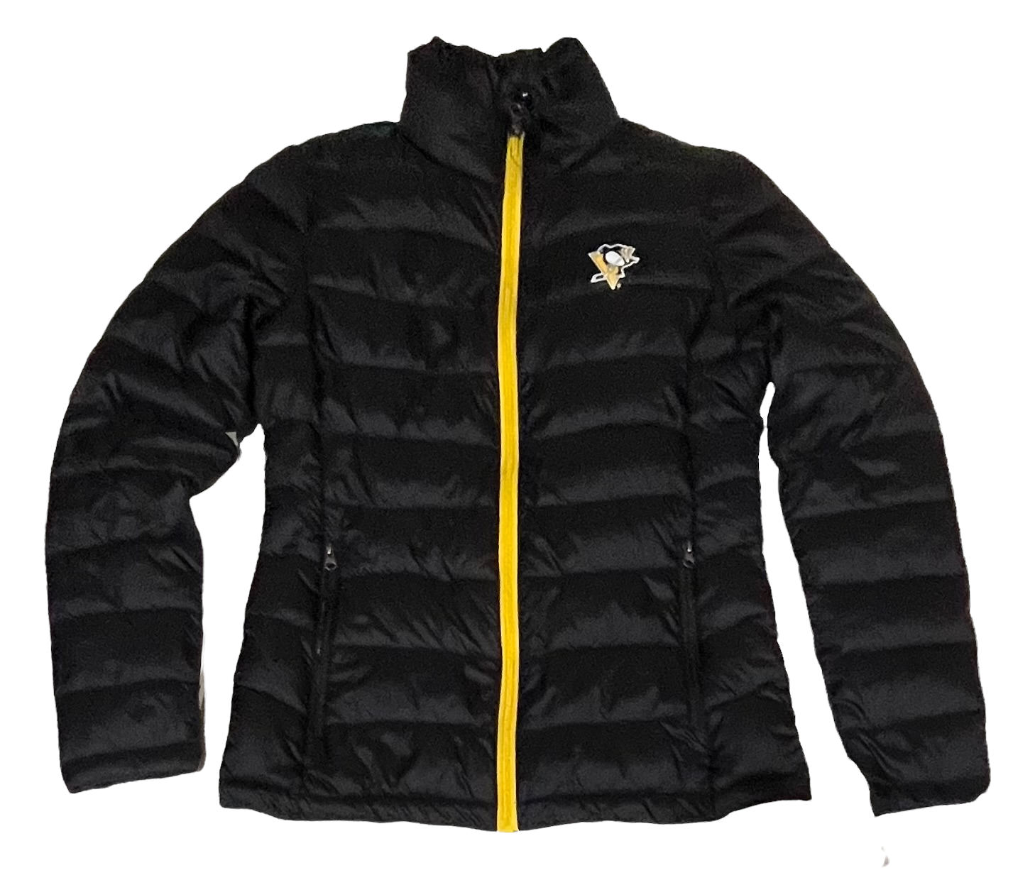Pittsburgh Penguins Women’s Full Zip Heavyweight Jacket Packable Polyfill Fair Catch by G-III