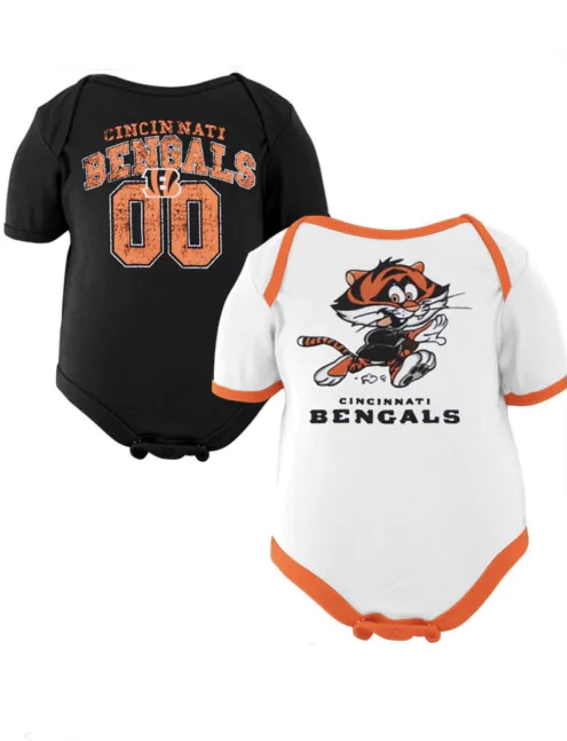 Cincinnati Bengals Gerber Baby 2 pc. Short Sleeve Onesie