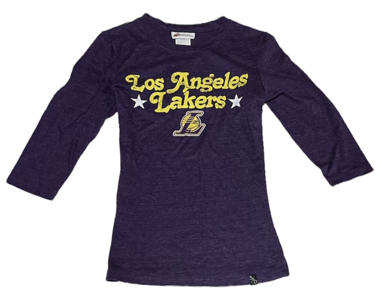 Los Angeles Lakers Women's Tri-Blend Baby Jersey Shirt