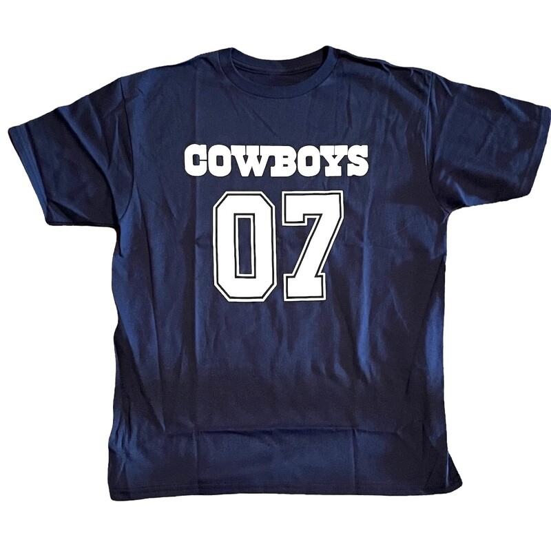 Dallas Cowboys Trevon Diggs Youth Navy Mainliner Player Name & Number T-Shirt