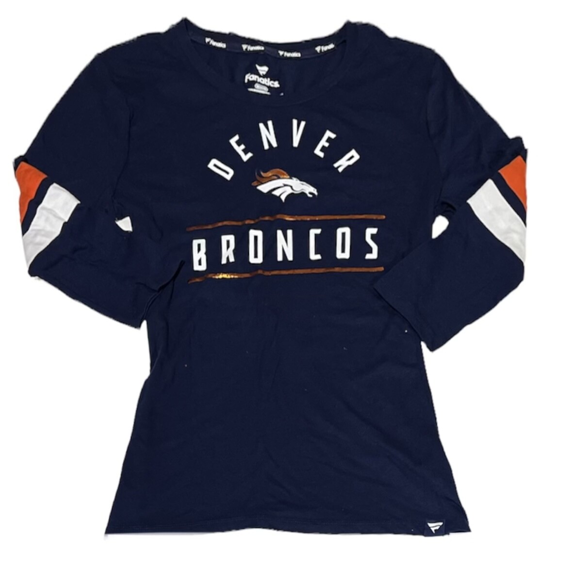 Denver Broncos Women's Fanatics 3/4 Sleeve Shirt