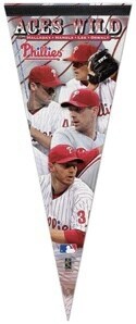 Philadelphia Phillies Aces Wild 12" x 30" Premium Pennant