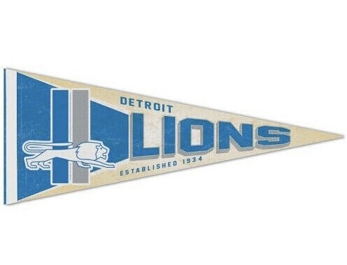 Detroit Lions 12" x 30" Premium Pennant