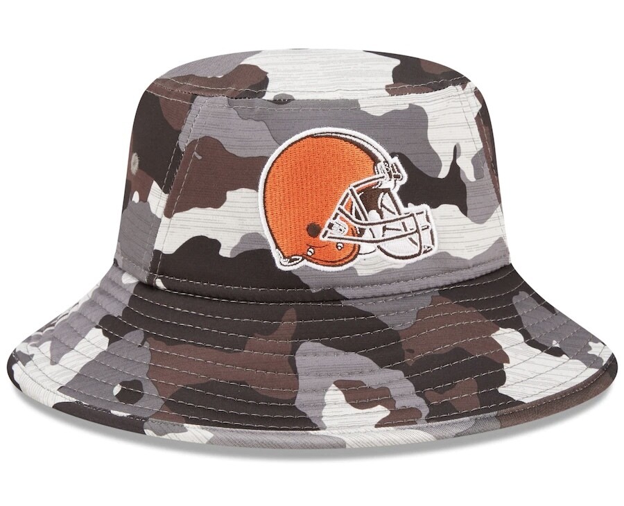 Cleveland Browns Camo Training Camp Bucket Hat