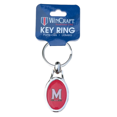 Maryland Terrapins Metal Oval Key Ring