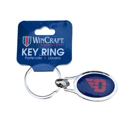 Dayton Flyers Metal Oval Key Ring