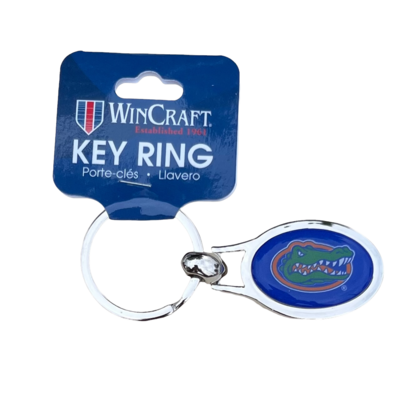 Florida Gators Metal Oval Key Ring