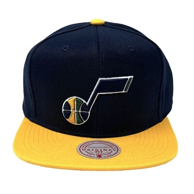 Utah Jazz Men’s Mitchell & Ness NBA Core Basic Snapback Hat