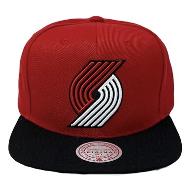 Portland Trail Blazers Men’s Mitchell & Ness NBA Core Snapback Hat