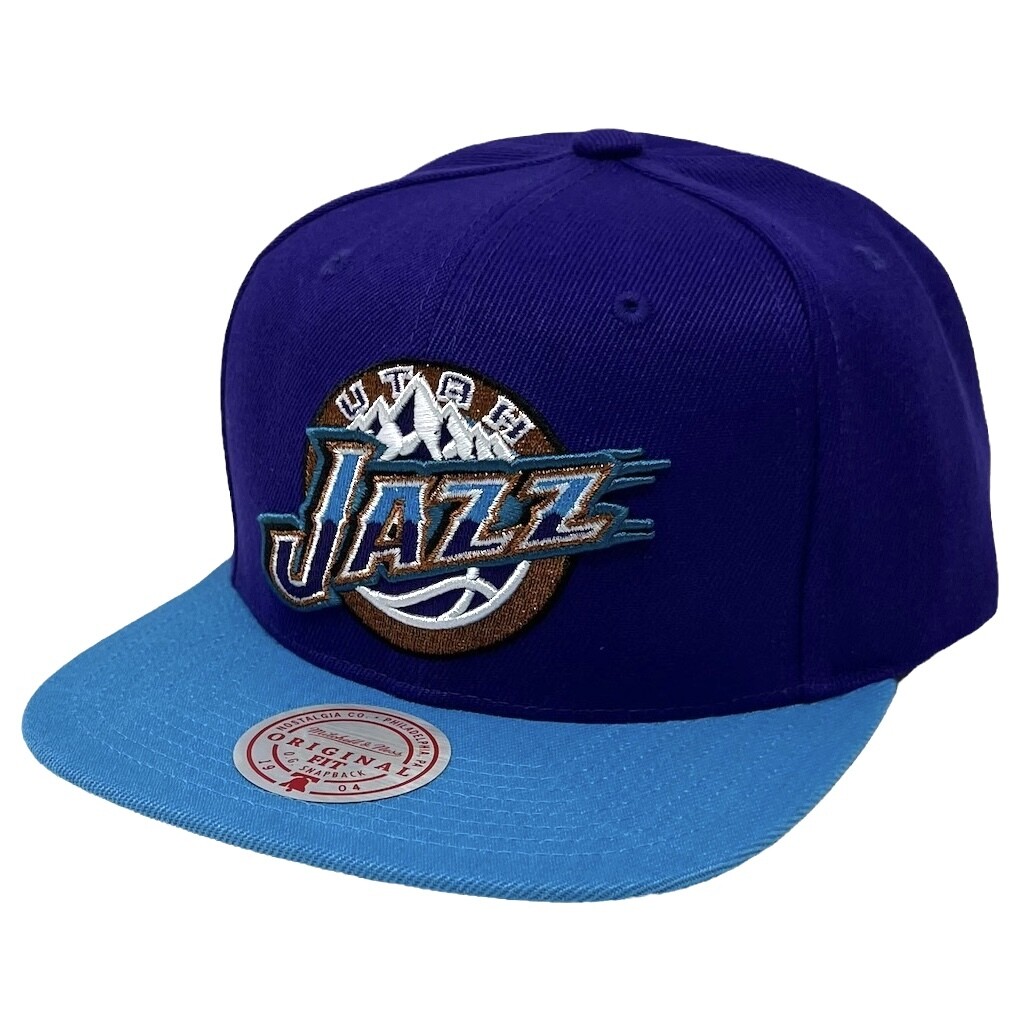Utah Jazz Men’s Mitchell & Ness NBA Core Basic Snapback Hat
