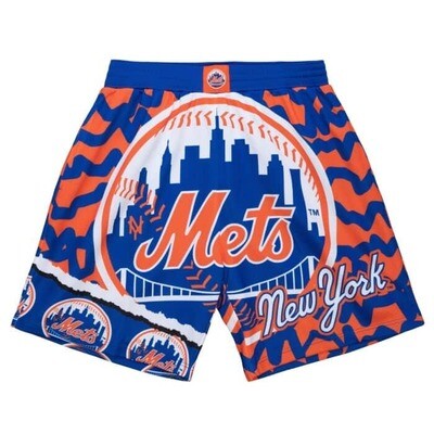 New York Mets Men's Jumbotron 2.0 Sublimated Shorts