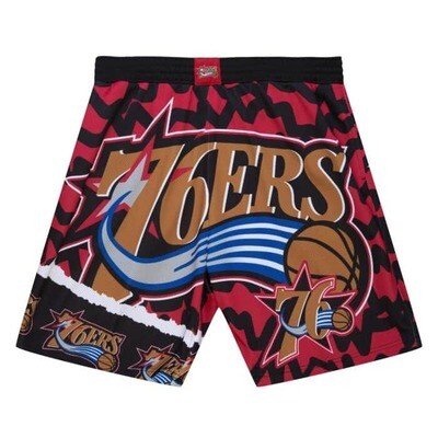 Philadelphia 76ers Men's Jumbotron 2.0 Sublimated Shorts