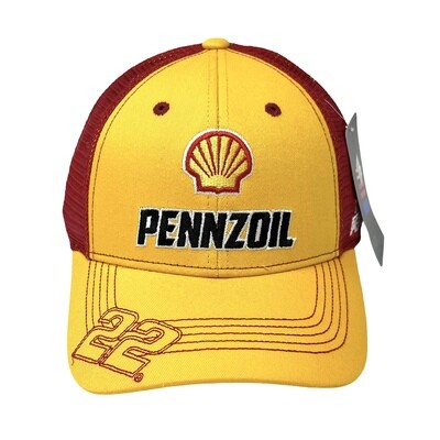 Joey Logano Men’s Pennzoil Adjustable NASCAR Hat