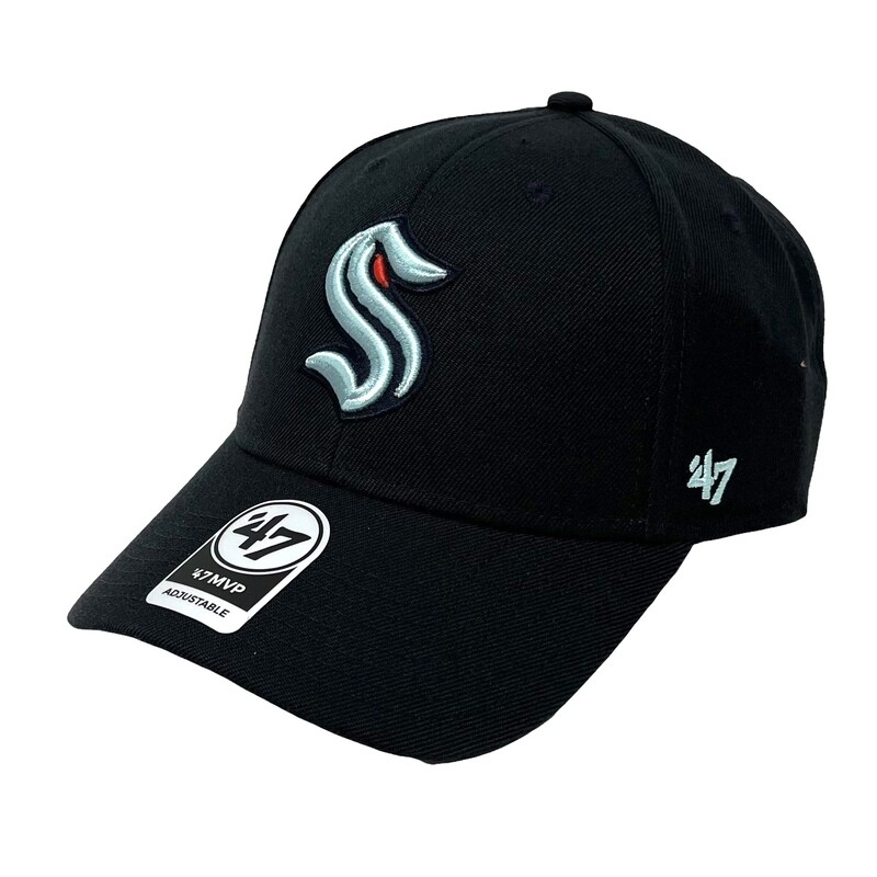 Seattle Kraken Men's Navy 47 Brand MVP Adjustable Hat