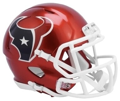 Houston Texans Riddell Flash Alternate Revolution Speed Mini Football Helmet