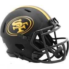 San Francisco 49ers Riddell Eclipse Alternate Speed Mini Helmet