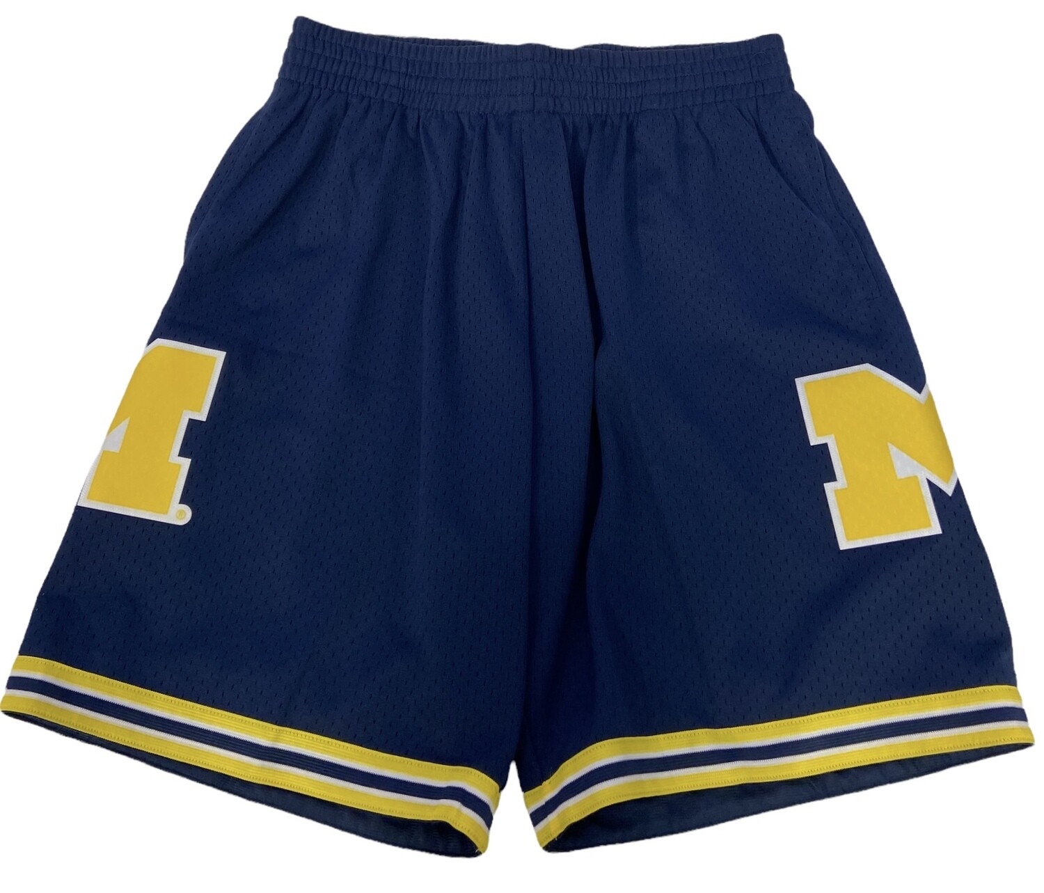 Michigan Wolverines 91-92 Men's Mitchell & Ness Swingman Shorts