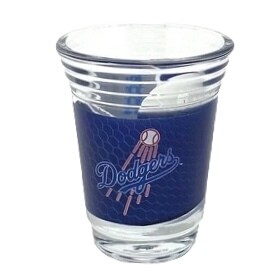 Los Angeles Dodgers 2 Ounce Party Shot Glass