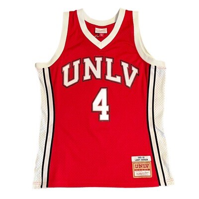 UNLV Rebels Larry Johnson 1991-92 Red Men's Mitchell & Ness College Vault Jersey