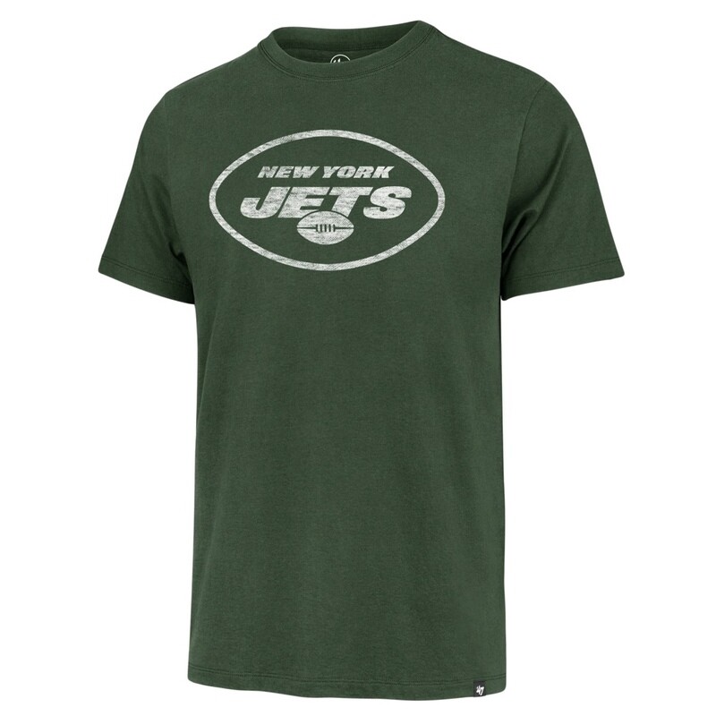 New York Jets Men’s Distressed 47 Green Logo T-Shirt