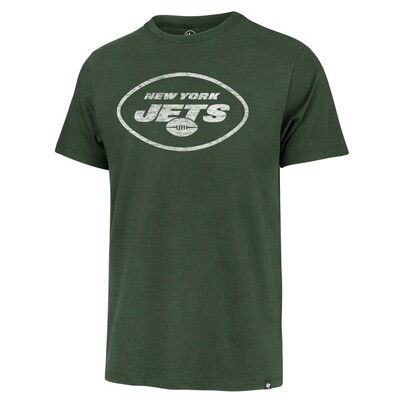 New York Jets Men’s Distressed 47 Green Logo T-Shirt
