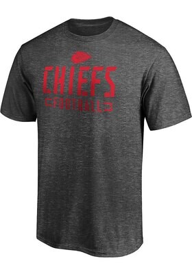 Kansas City Chiefs Men’s Grey Stencil T-Shirt