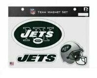 New York Jets NFL Multi Magnet Sheet 4 Pack