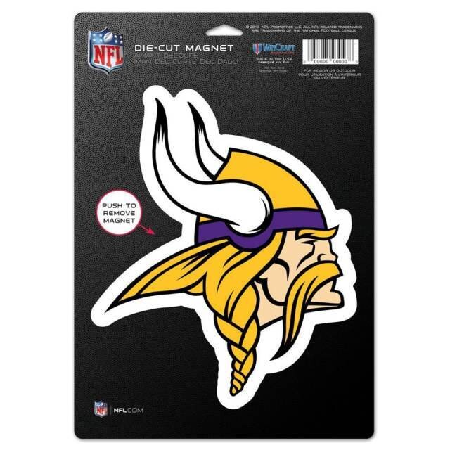 Minnesota Vikings Die Cut Chrome Magnet