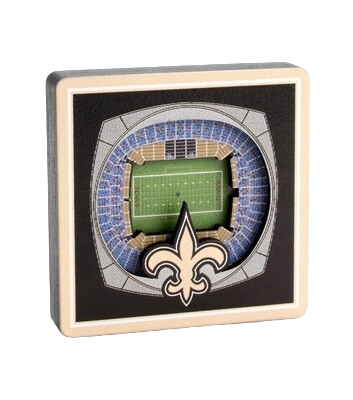 New Orleans Saints 3D Stadium Views Magnet