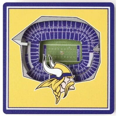 Minnesota Vikings 3D Stadium Views Magnet